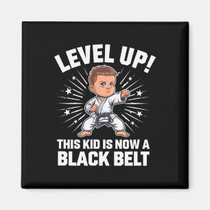 Karate-Uniform für Kinder Schwarzgürtel-Auszeichnu Magnet