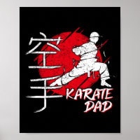 Karate-Vater Japanische Sonne Schriftart Karate-Do