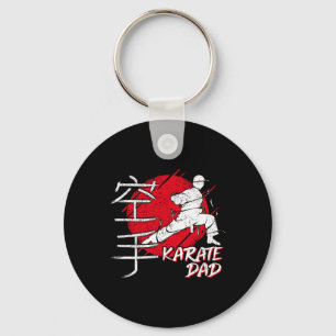 Karate-Vater Japanische Sonne Schriftart Karate Do Schlüsselanhänger