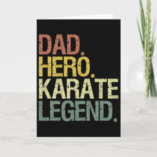 Karate-Vater Karte