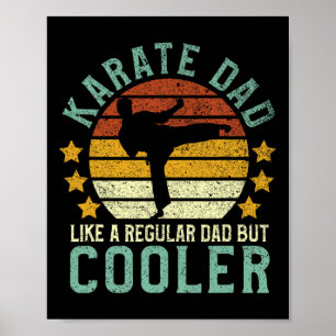 Karate-Vater Lustige Kampfsportarten Karateka-Vate Poster