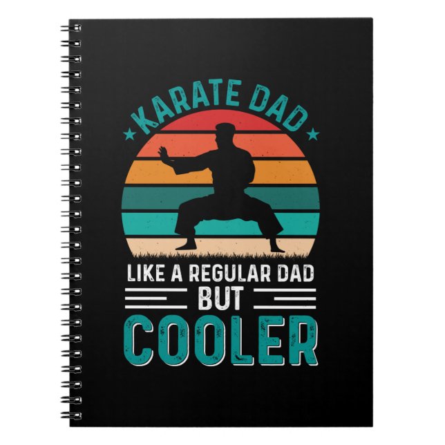Karate Vater Notizblock (Vorderseite)