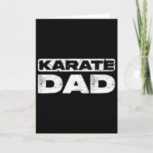 Karate-Vater-Shirt Männer Vatertag Karate-Vater  Karte