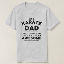 Karate-Vater Vintag (Schwarzes) T-Shirt