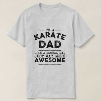 Karate-Vater Vintag (Schwarzes) T-Shirt