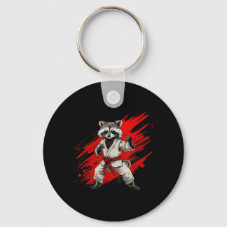 Karate-Waschbär-Motiv-Taekwondo-Jiu-Jitsu-Mma Schlüsselanhänger