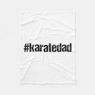 Karatedad Lustiger Karate-Vater T-Shirt Fleecedecke
