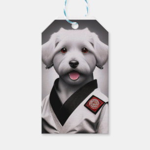 Karatehund Geschenkanhänger