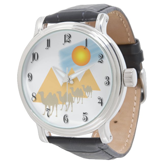 Karawane Armbanduhr (Schrägansicht)