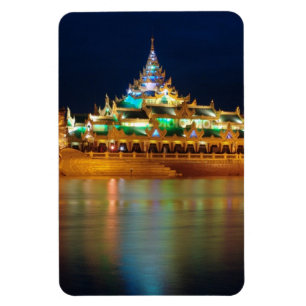 Karaweik Palast, Rangun, Birma, Myanmar Magnet