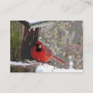 Kardinal an der ATC der Feeder Visitenkarte