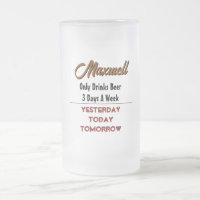 Kardinal Beer Mattierte Tasse
