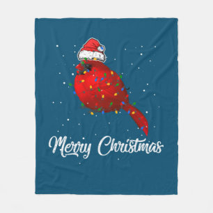 Kardinal Bird Christmas Light Cocktail Kardinal Fleecedecke