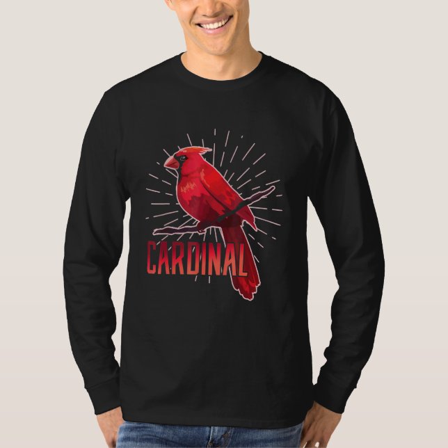 Kardinal Bird Design Bird T-Shirt (Vorderseite)