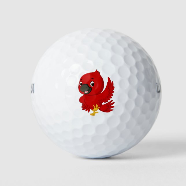 Kardinal Bird Golfball (Vorderseite)