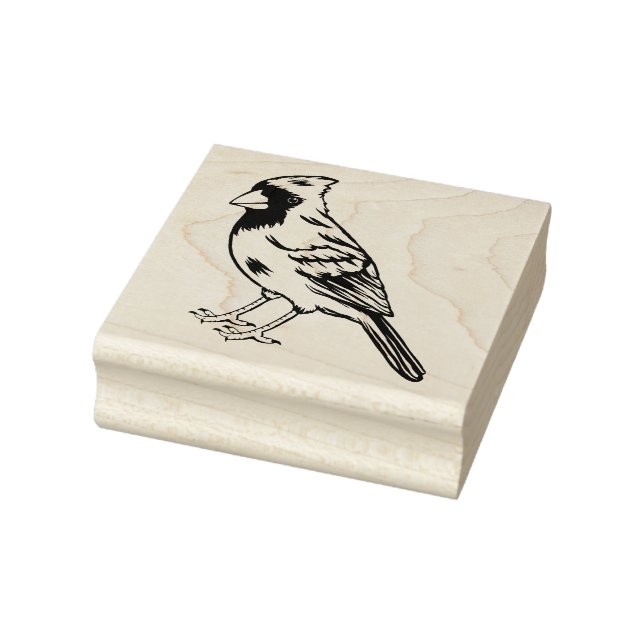 Kardinal Bird Gummistempel (Stempel)