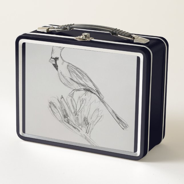 Kardinal Bird Lunchbox (Vorderseite)
