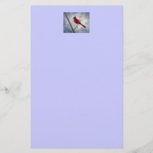 Kardinal Briefpapier (Vorderseite)