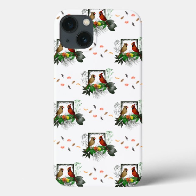 Kardinal Corner iPad Case (Farbe auswählen) (Rückseite)