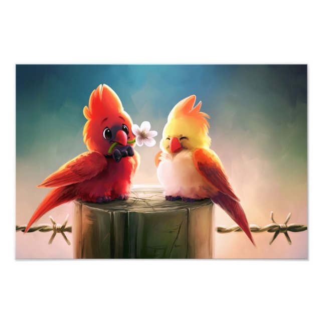 Kardinal Couple - Eric Proctor Fotodruck (Vorne)