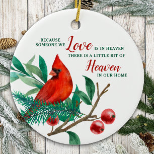 Kardinal Erinnerung Himmelsgedicht Foto Gedenkstä Keramik Ornament