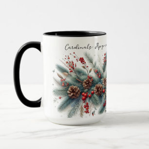 Kardinal erscheinen Engel in der Nähe des Coffee T Tasse
