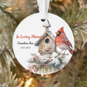 Kardinal für Wasserfarben Ornament