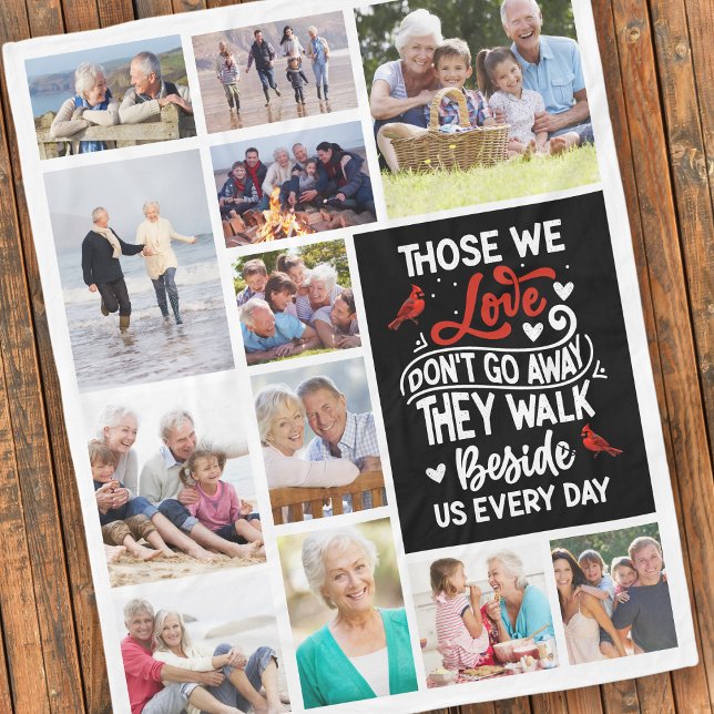 Kardinal Gedicht Fotos Memorial Keepake Fleecedecke (Von Creator hochgeladen)