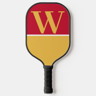 Kardinal & Gold Uni Monogram Pickleball Paddel Schläger
