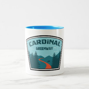 Kardinal Greenway Indiana Zweifarbige Tasse
