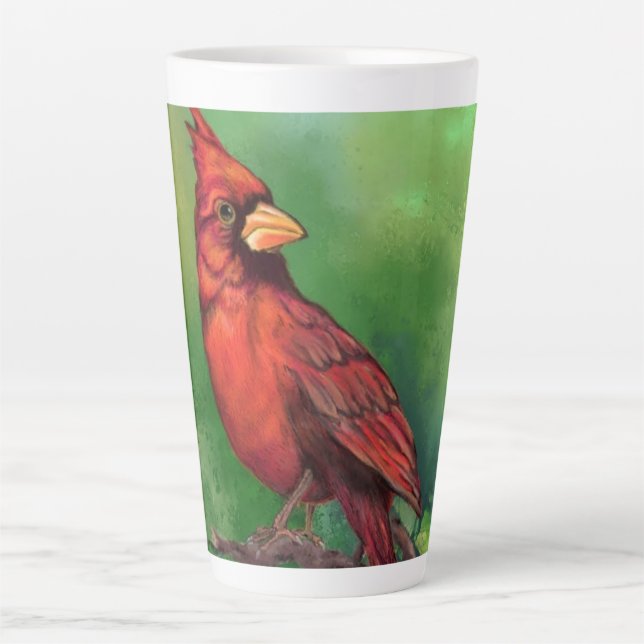 Kardinal Latte Tasse (Vorderseite)