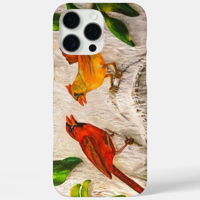 Kardinal - Liebe singen iPhone 16 Pro Max Hülle (Rückseite)