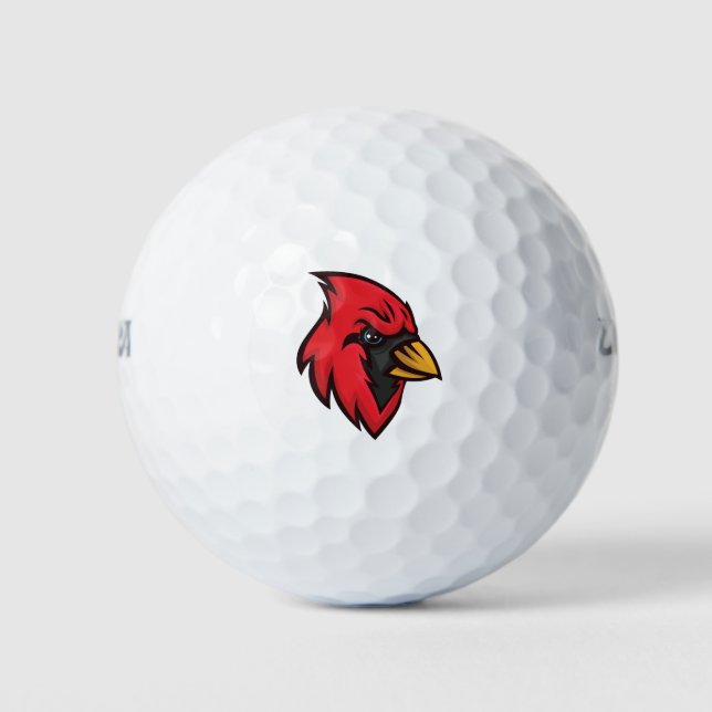 Kardinal Mascot Golf Balls Golfball (Vorderseite)