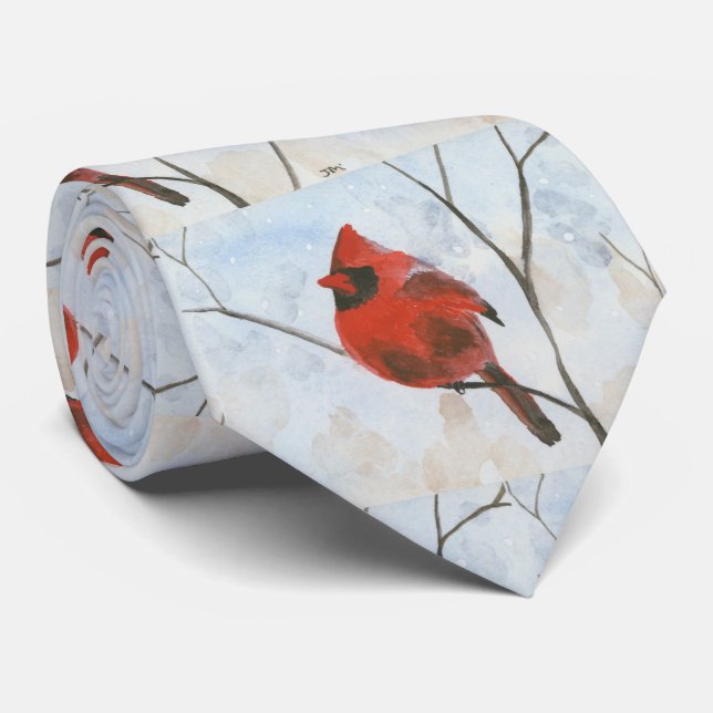 Kardinal Neck Tie Krawatte (Gerollt)