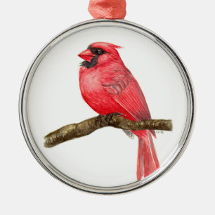 Kardinal Ornament Aus Metall