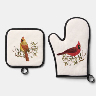 Kardinal Oven Mitt and Pot Holding Set