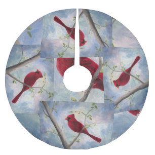 Kardinal Polyester Weihnachtsbaumdecke