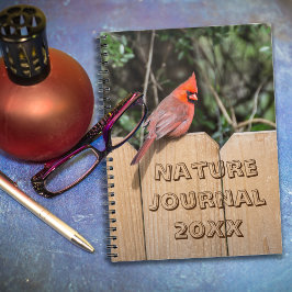 Kardinal (Red Bird) Journal-Notebook Notizblock
