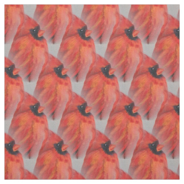 Kardinal Red Bird Stoff (Muster)