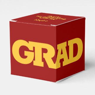 Kardinal Red Bold Graduation Party Geschenkschachtel