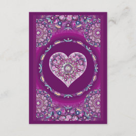 Kardinal Red Rosace Begleitkarte