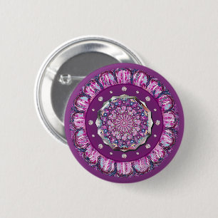 Kardinal Red Rosace Button