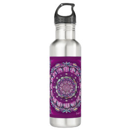 Kardinal Red Rosace Edelstahlflasche