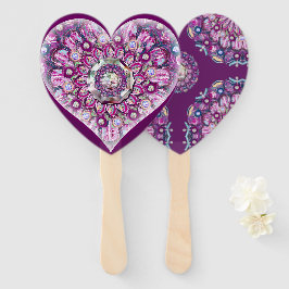 Kardinal Red Rosace Fächer