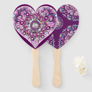 Kardinal Red Rosace Fächer