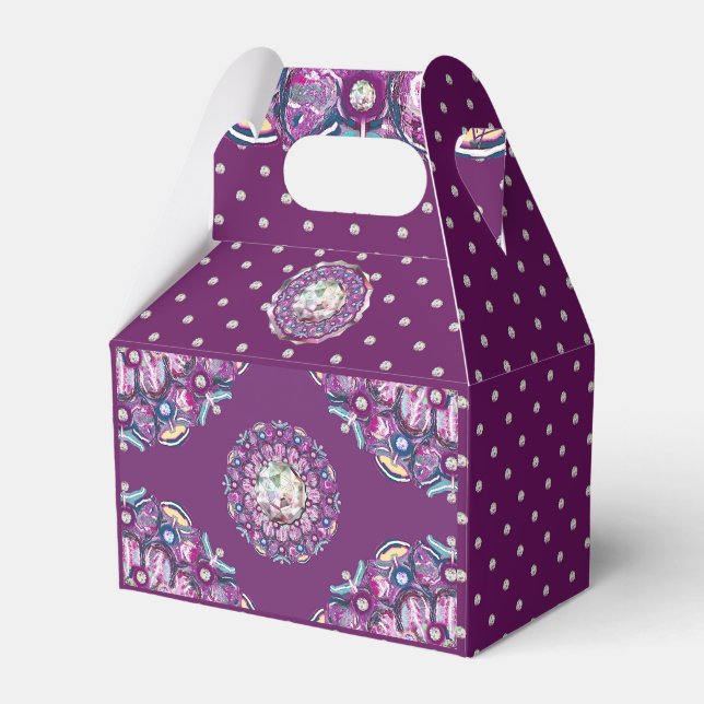 Kardinal Red Rosace Geschenkschachtel (Vorderseite)