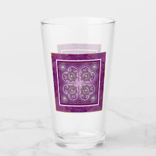 Kardinal Red Rosace Glas