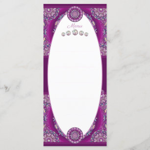 Kardinal Red Rosace Menükarte