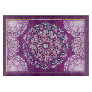 Kardinal Red Rosace Schneidebrett