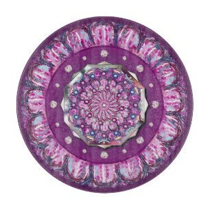 Kardinal Red Rosace Schneidebrett